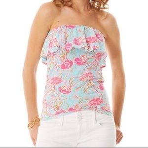 Jellies B Jammin Wiley Tube top Lilly Pulitzer